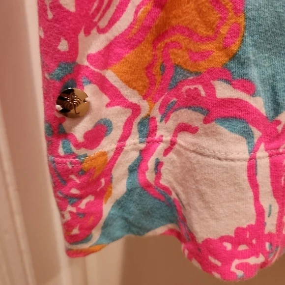 Lilly Pulitzer feeling Tanked shift dress cut out peek a boo back - Picture 6 of 11